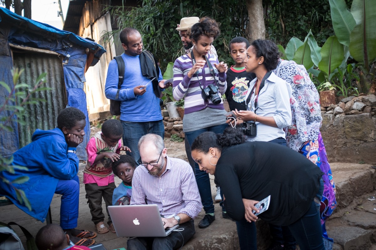 Bill Purcell in Addis Ababa, Ethiopia