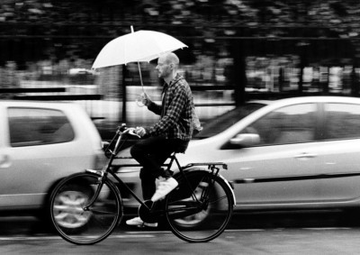 Jim Lustenader – Wet Cyclist